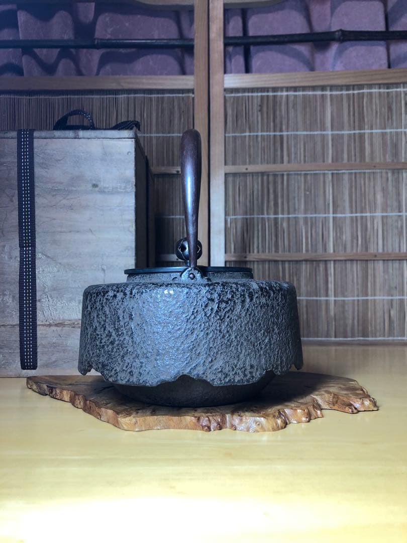 アンティーク京都鉄瓶　急須800-900ml