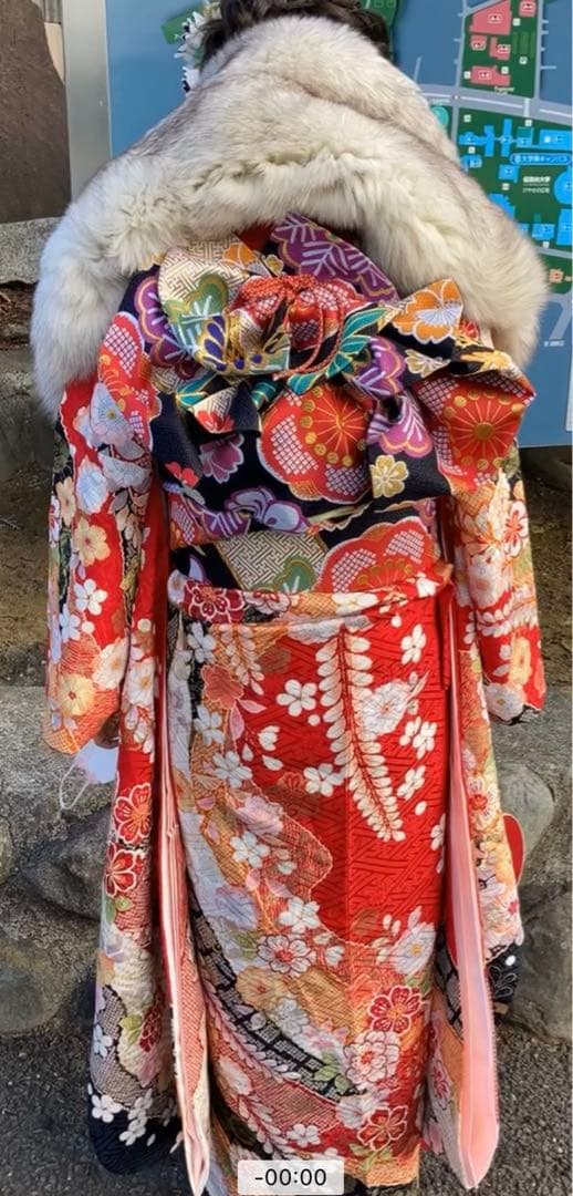 【専用】辻が花・正絹の振袖フルセット+袴フルセット(ブーツ除く