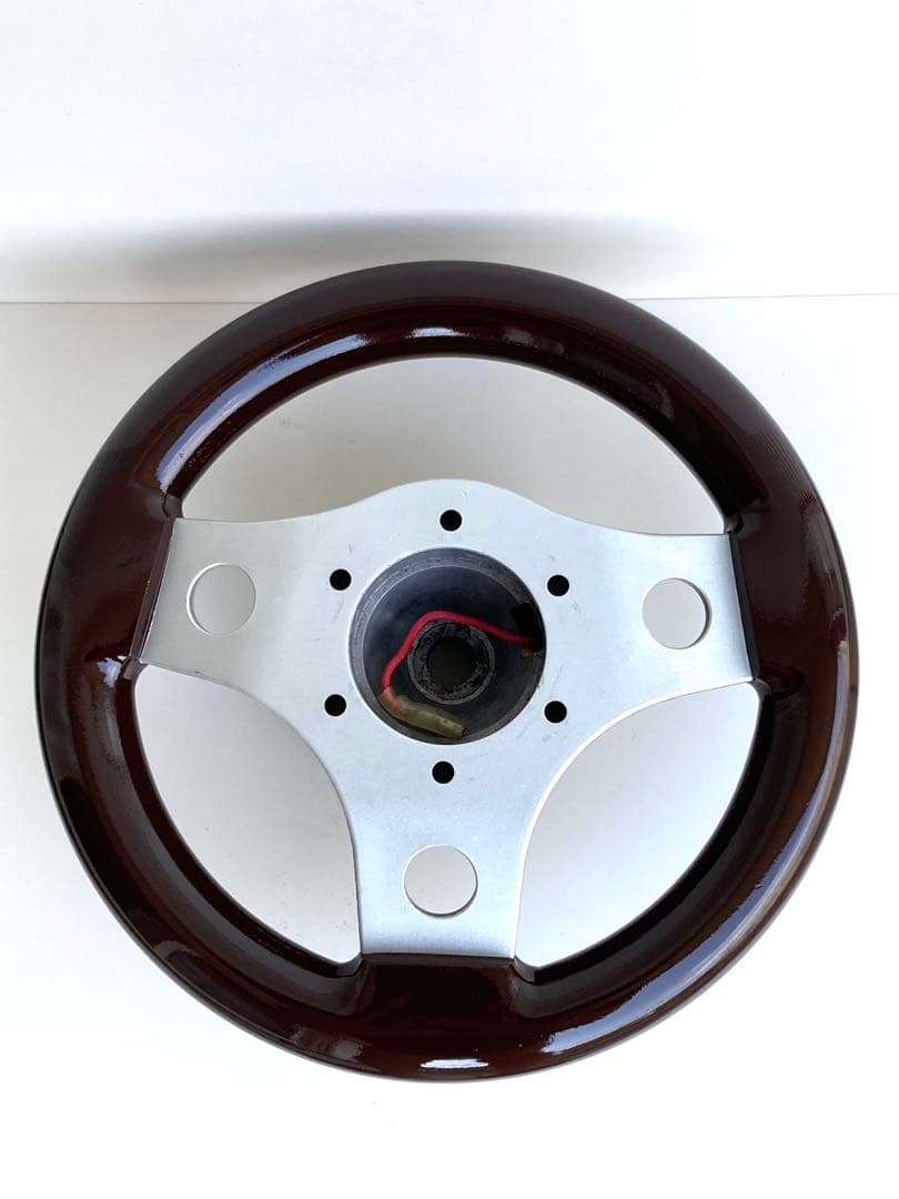 完全オリジナル‼️小径ウッドハンドル‼️23π‼︎街道レーサー‼️1点物‼️OBAベース‼️