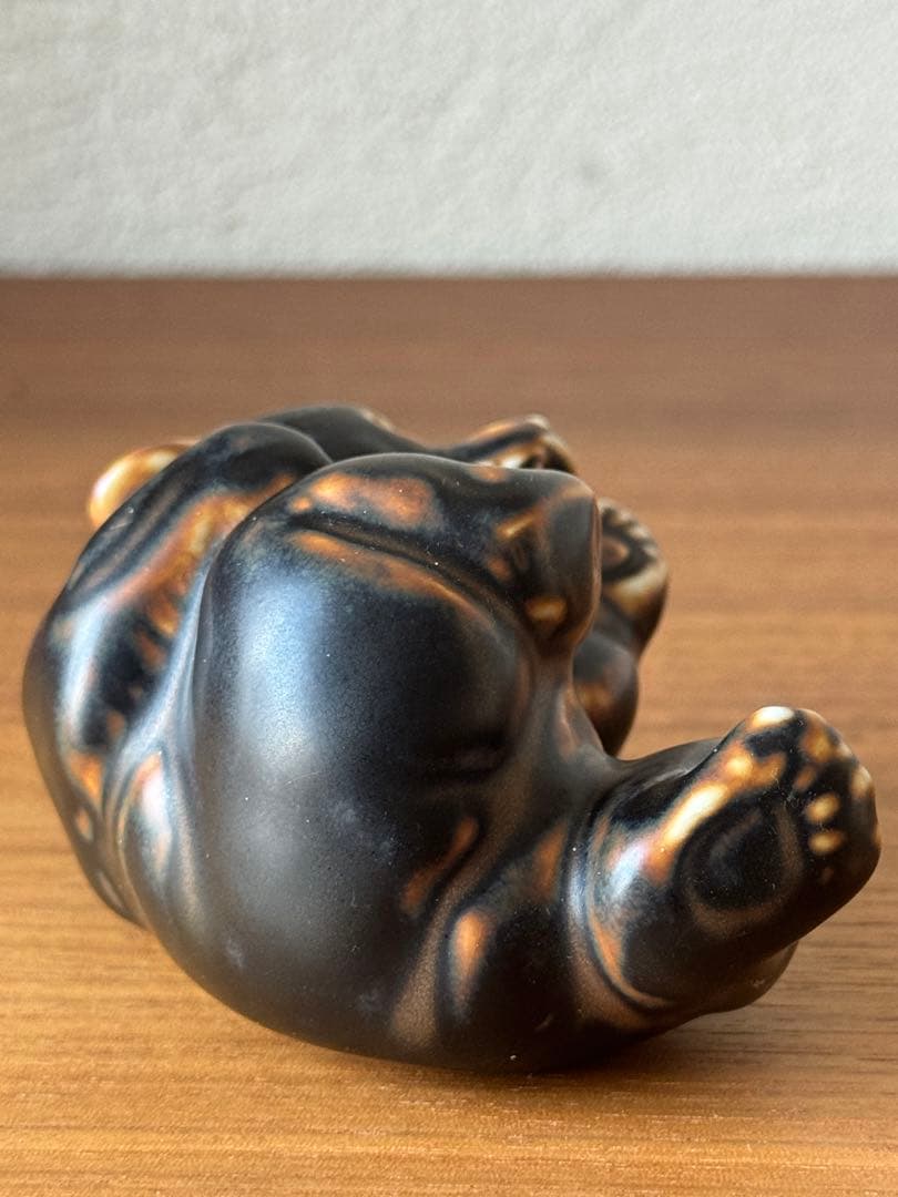 希少1940年代 ロイヤルコペンハーゲン 仰向けの子熊 21432