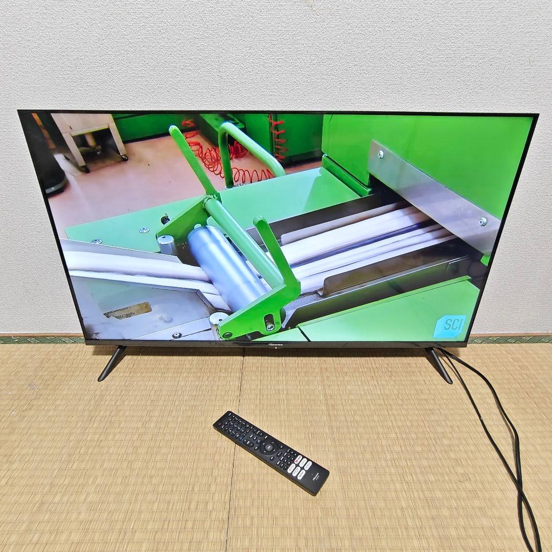 スマートテレビ40型 ハイセンス ネット動画️⭕️地上波 24年製✨新品に近い