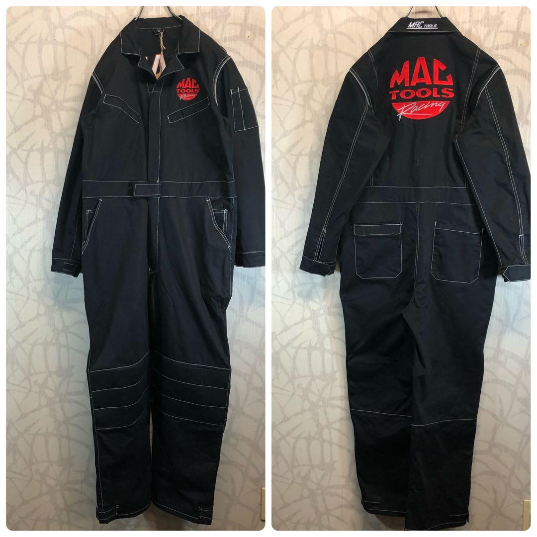 マックツール　MAC TOOLS ブラックオーバーオール　つなぎ　R