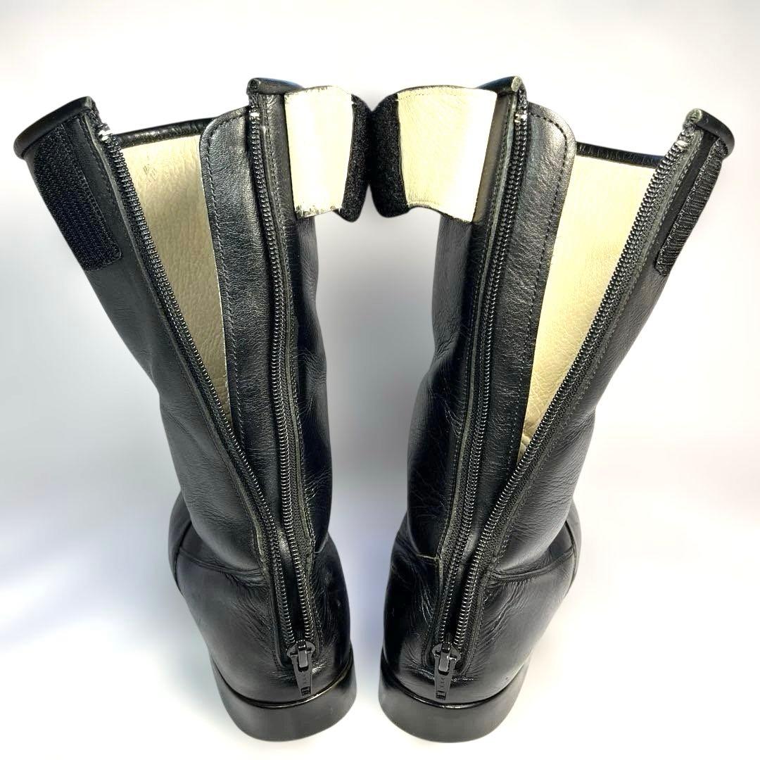 KADOYA カドヤ　ライダースレザーブーツ　ブラック　25.5cm