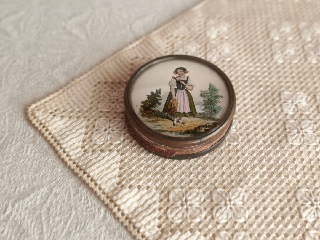 【プップさま】antique box ୨୧ 19世紀の古い古い ボンボニエール