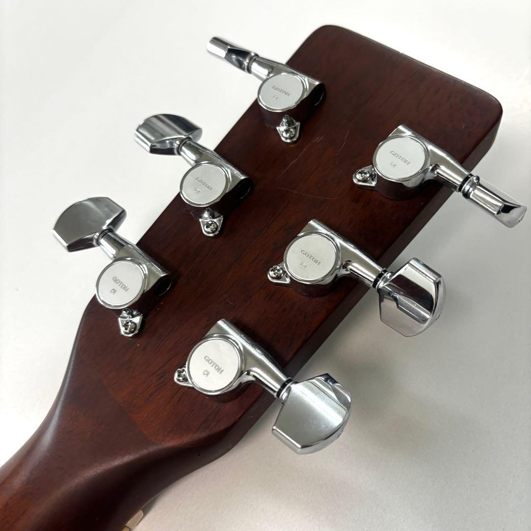 生産完了品【状態良好/レフティ】Morris アコギ　左利き　GOTOHペグ