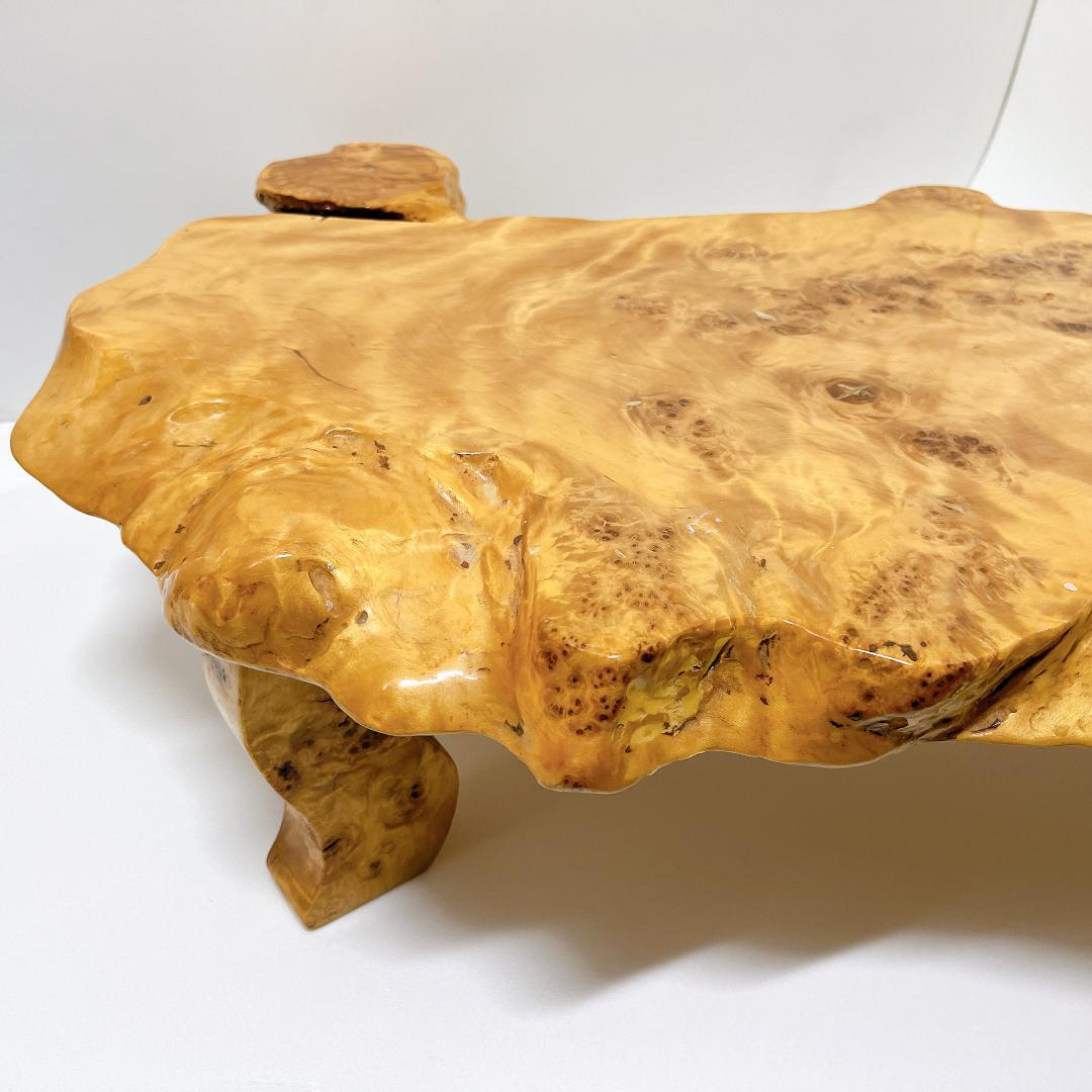 【良品✨送料無料】一枚板 ローテーブル 座卓 和テーブル 天然木 和モダン 和風