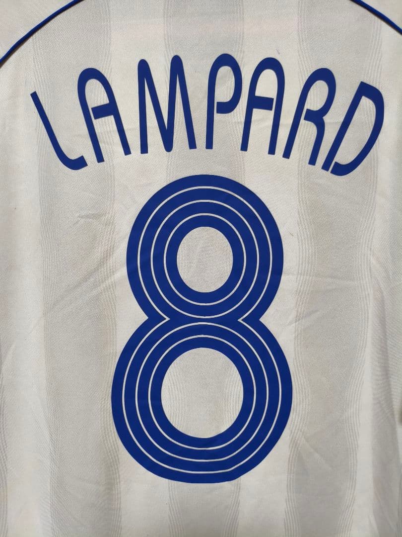 ウェア CHELSEA 2006-07 LAMPARD 8 UCL away Shirt