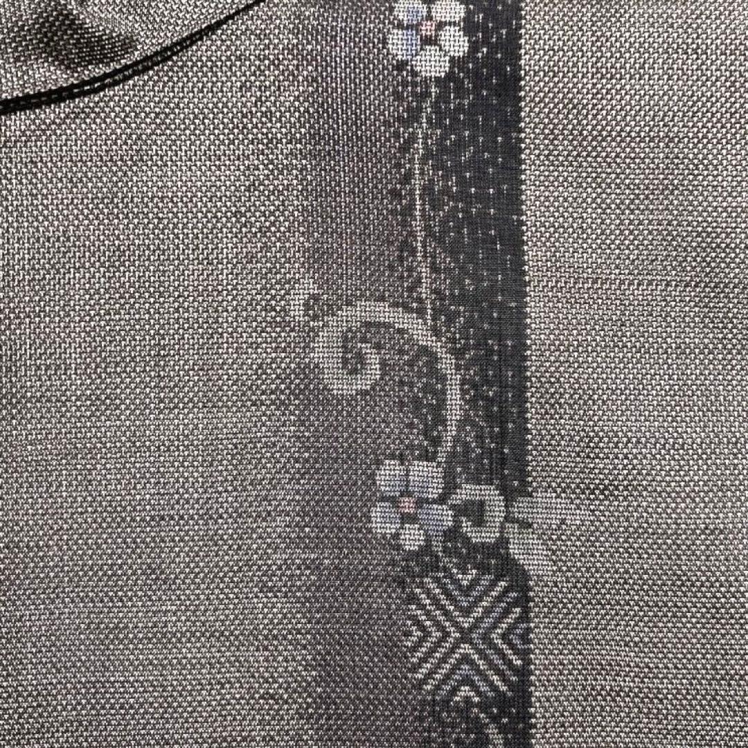 小紋　大島紬　縦縞　唐草　小花　抽象模様　着物　093a d