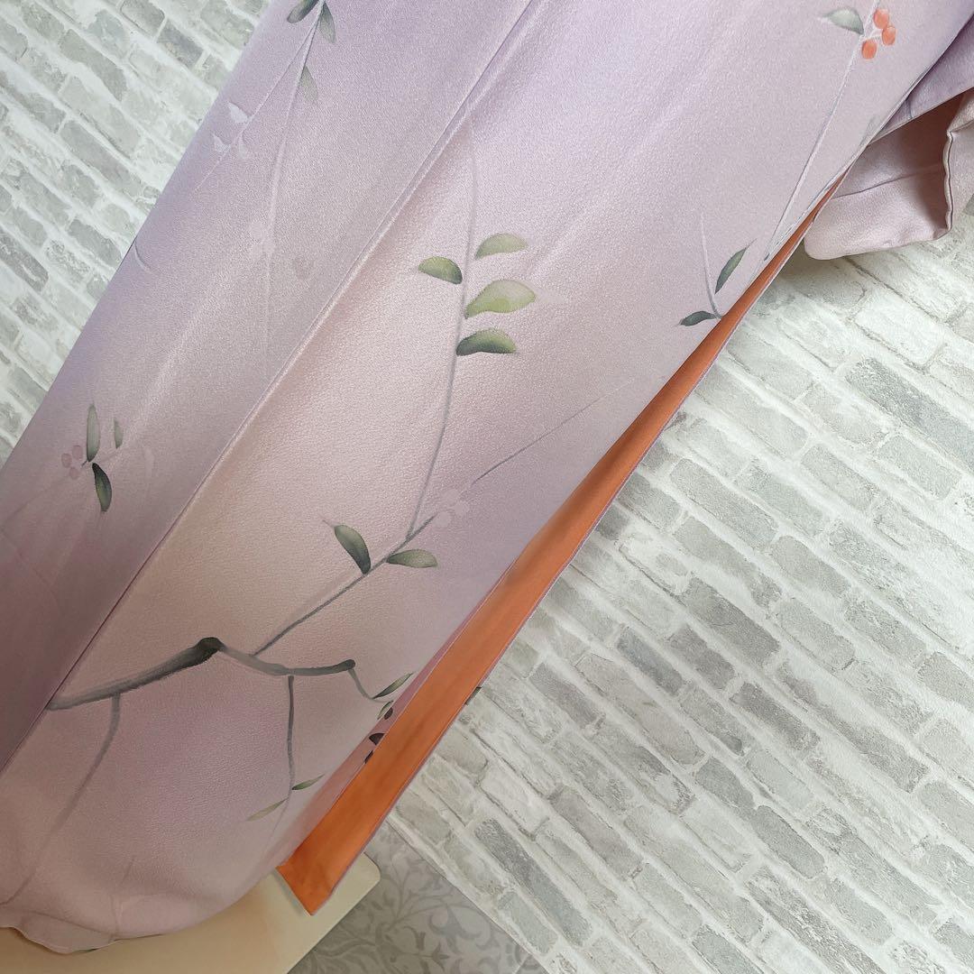 小紋　フルセット　実　枝葉　可愛らしい　お出掛け　お散歩　着物　P2