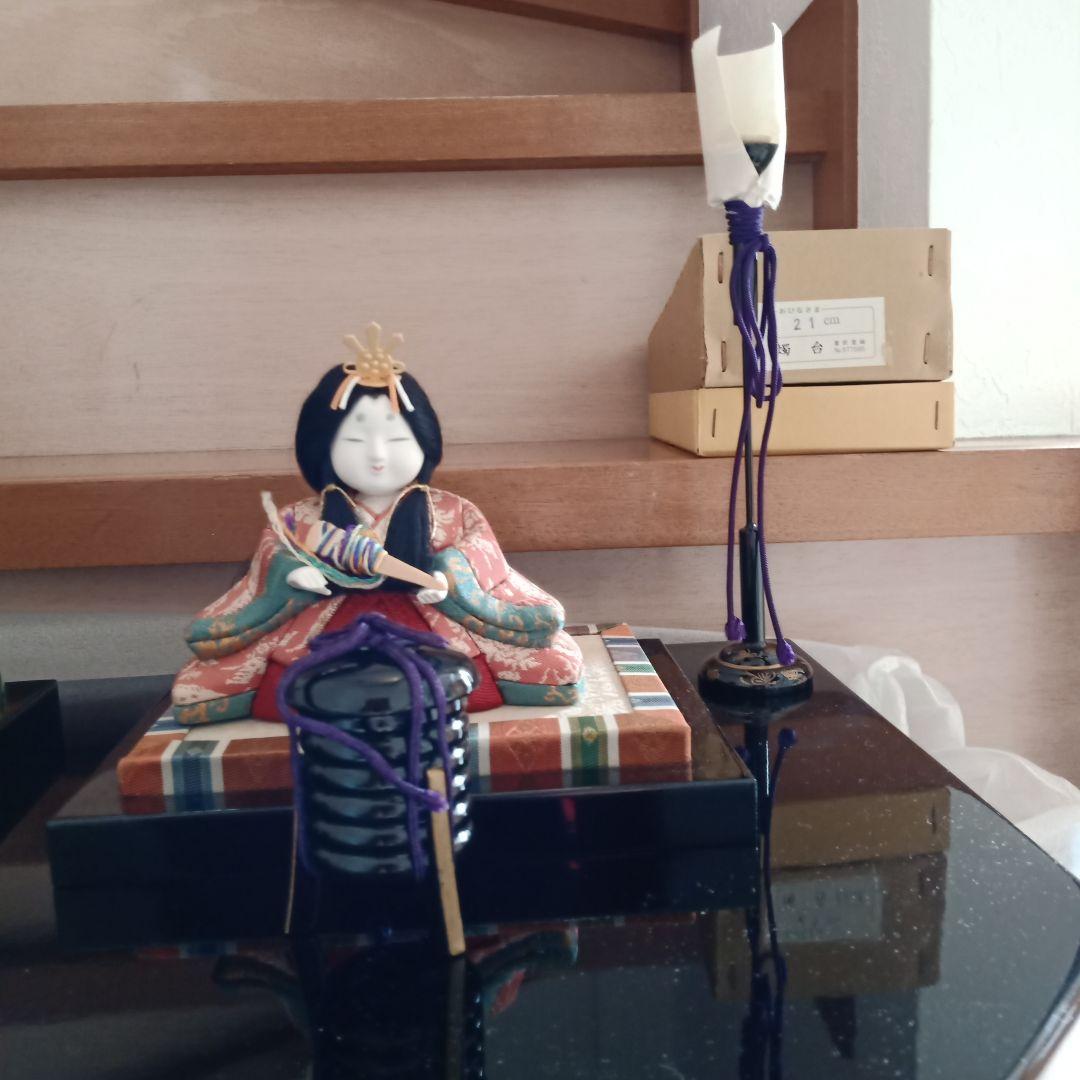 木目込人形　龍村織　平安雛　一秀作