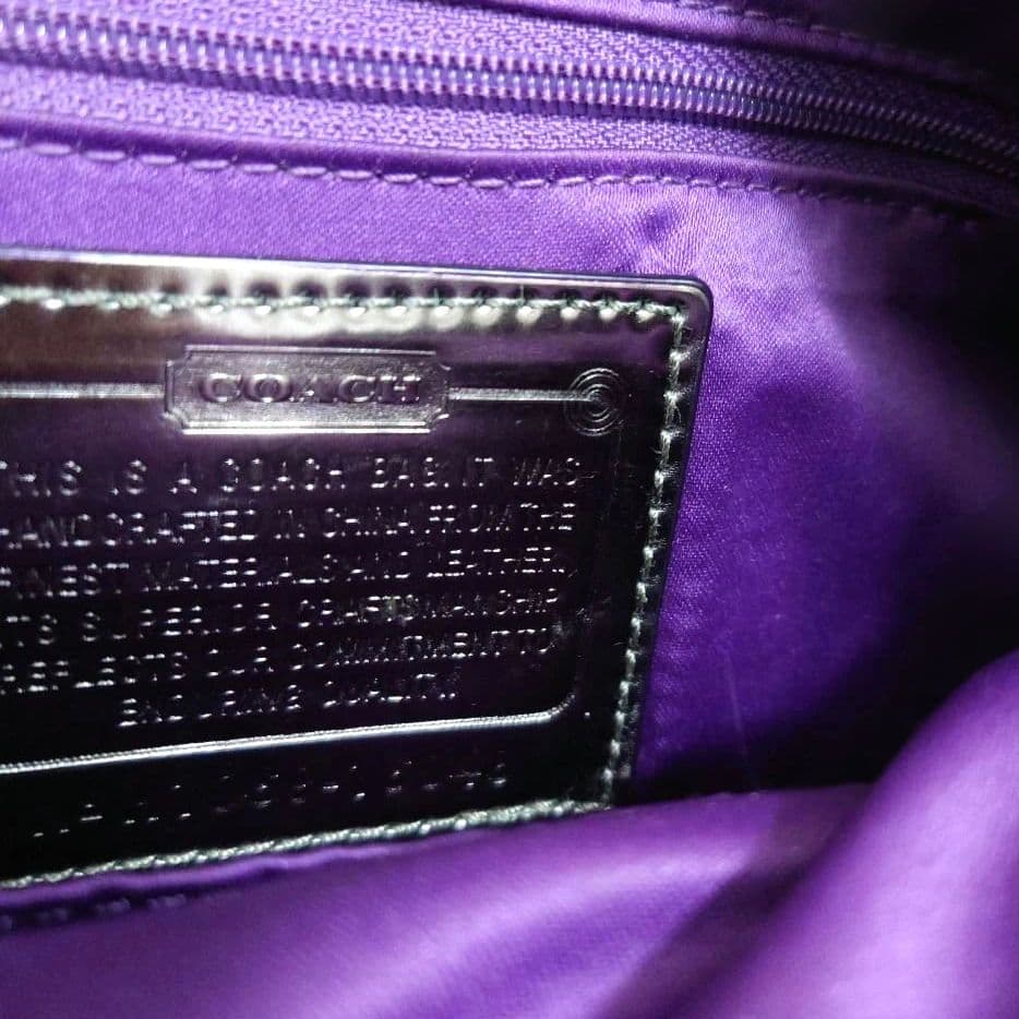 美品 COACH POPPY ハンドバッグ スパンコール