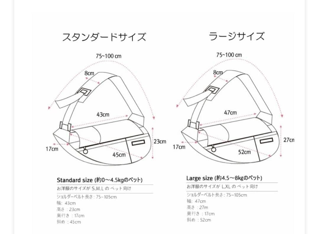 【美品】ファンドルペットスリング　スタンダード　ブラック