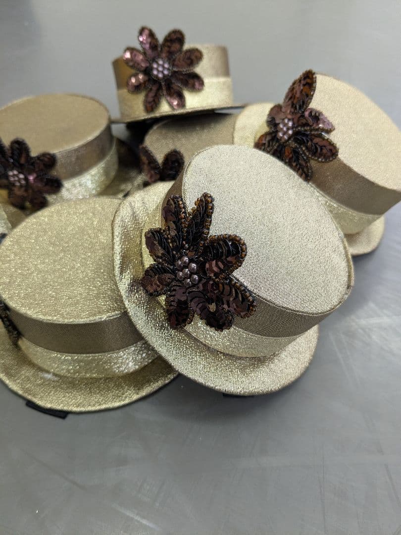 ゴールド/茶バレエチュチュ 7着セット