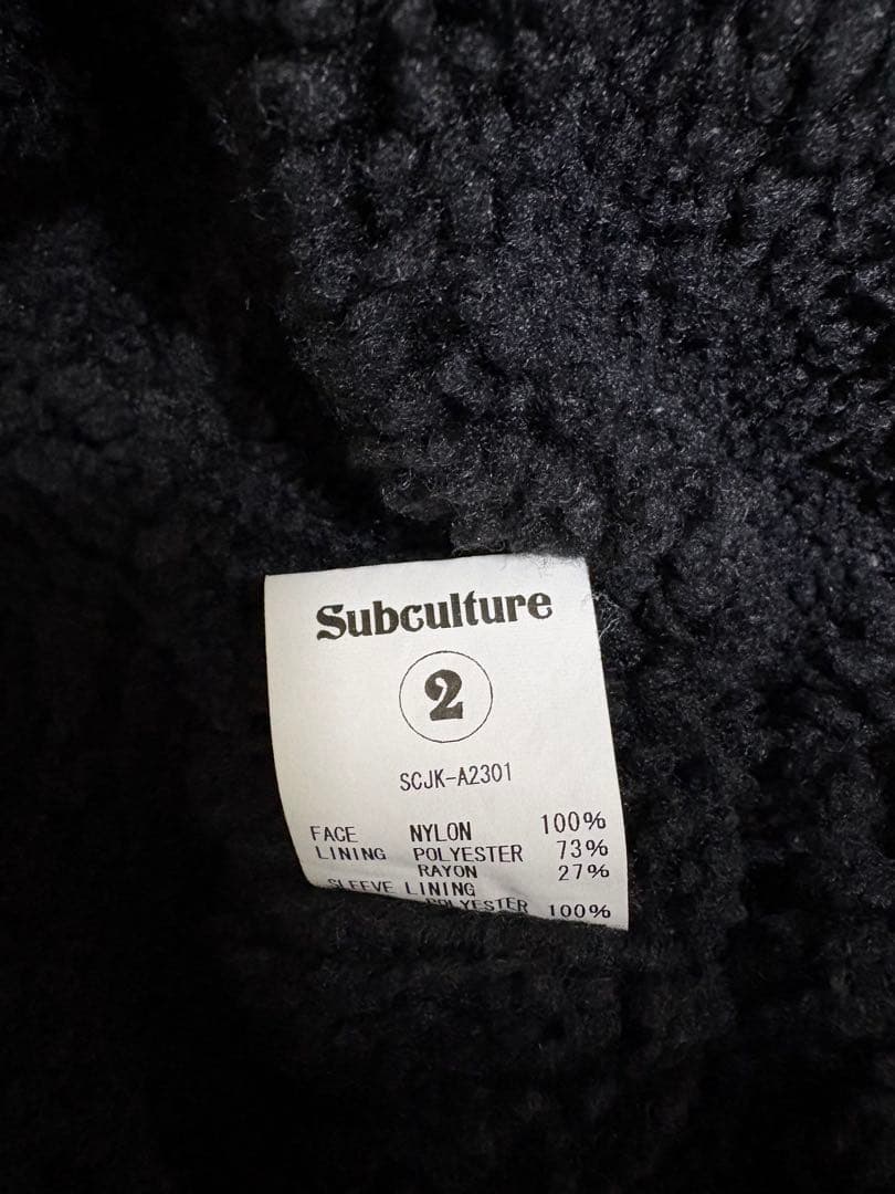 【SC Subculture】COACHES JACKET BLACK サイズ２