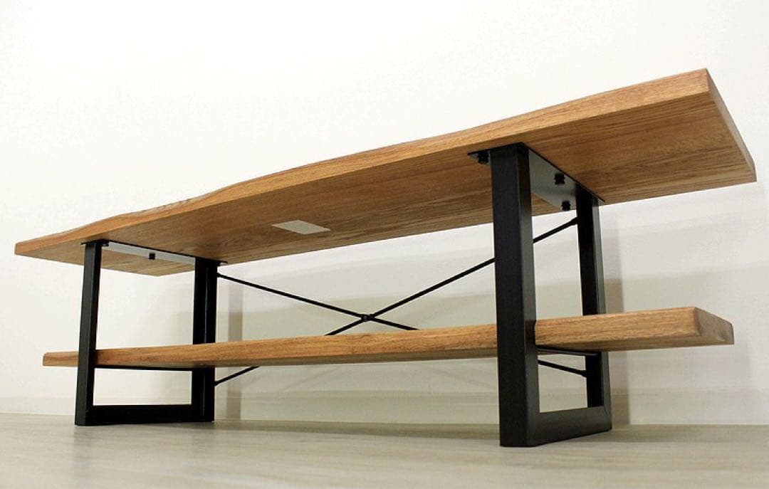 新品☆モダンなテレビボード テレビ台 オープンボード ローボード オーク無垢