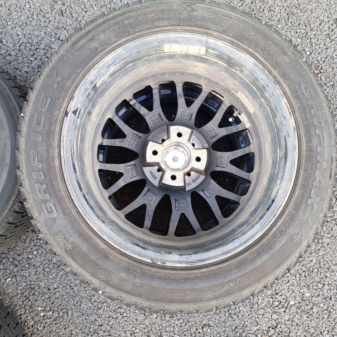 ホイール付きスタッドレスタイヤ 4本セット 185/60R16 21年製 送料込