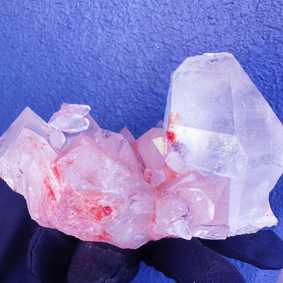 希少❗️超綺麗♡キラキラ☆超強いパワー ピンク ヒマラヤクラスター天然石A1432