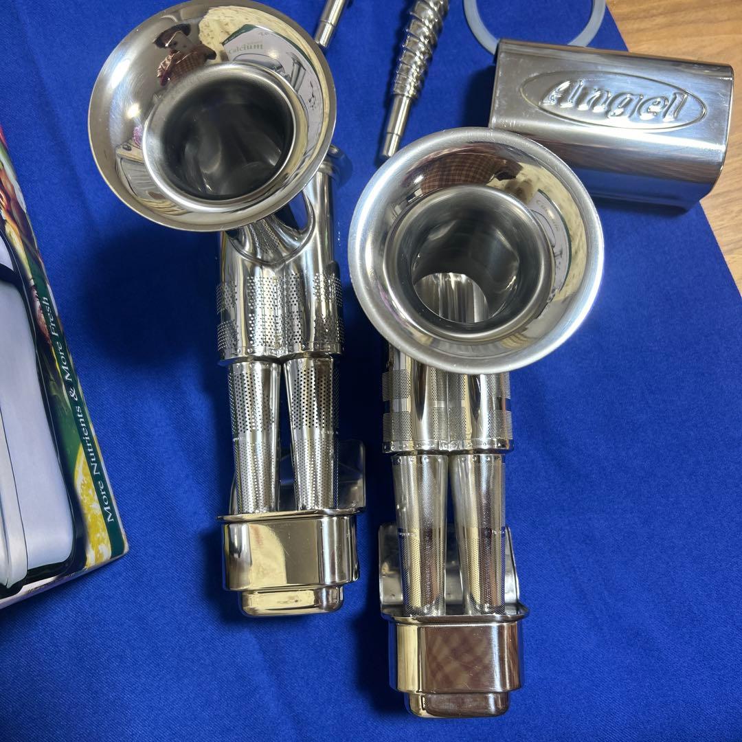 エンジェル　ジューサー ⚫︎追加で果物用ハウジングもお付けします　低速圧縮搾り