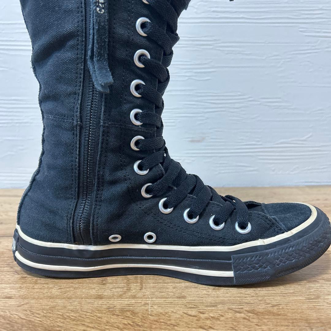 コンバース CONVERSE ファー ロングスニーカー Y2K 23.5