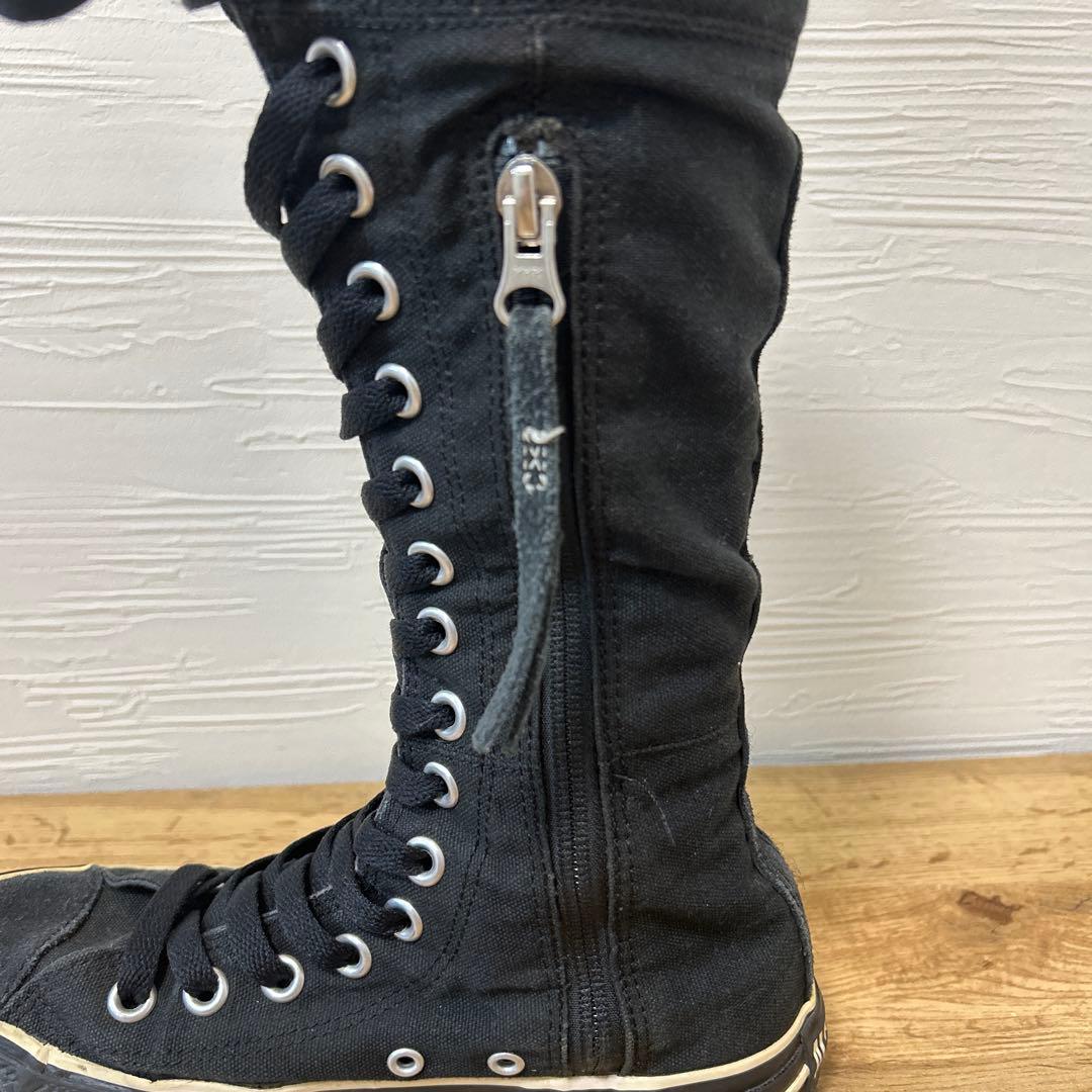 コンバース CONVERSE ファー ロングスニーカー Y2K 23.5