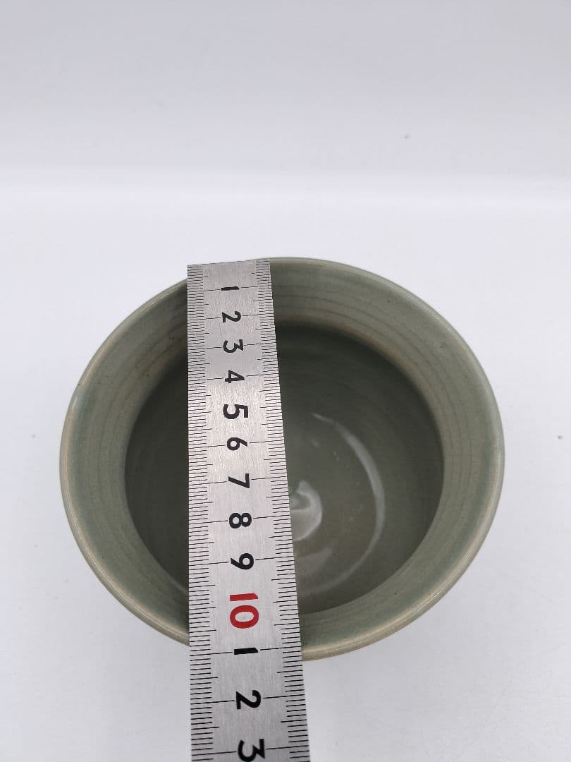 c338 煎茶　建水 雲鶴 妙見 茶道具 古物