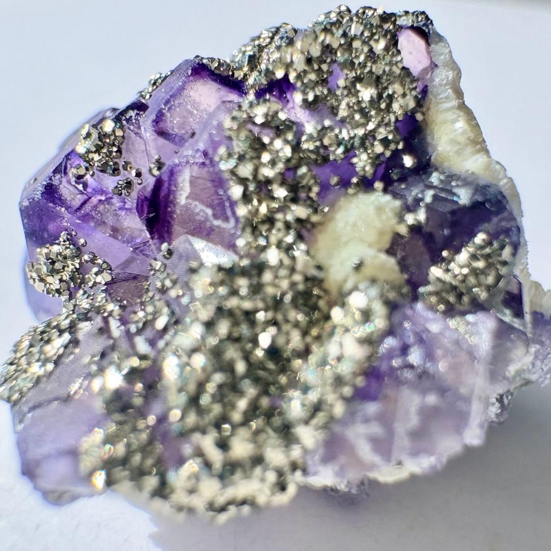 521 中国 内モンゴル産 レアタイプ フローライト&パイライト