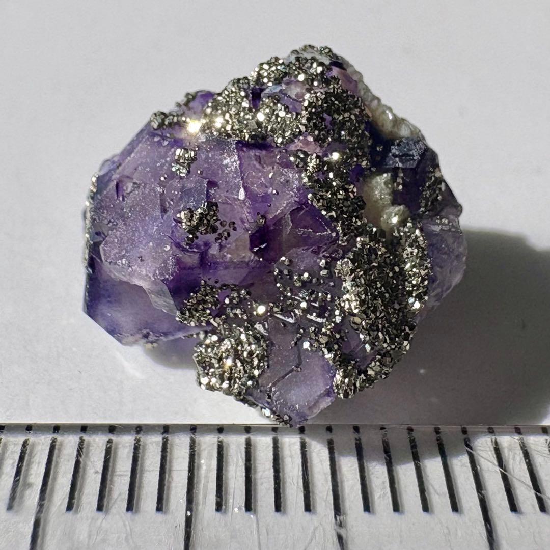 521 中国 内モンゴル産 レアタイプ フローライト&パイライト