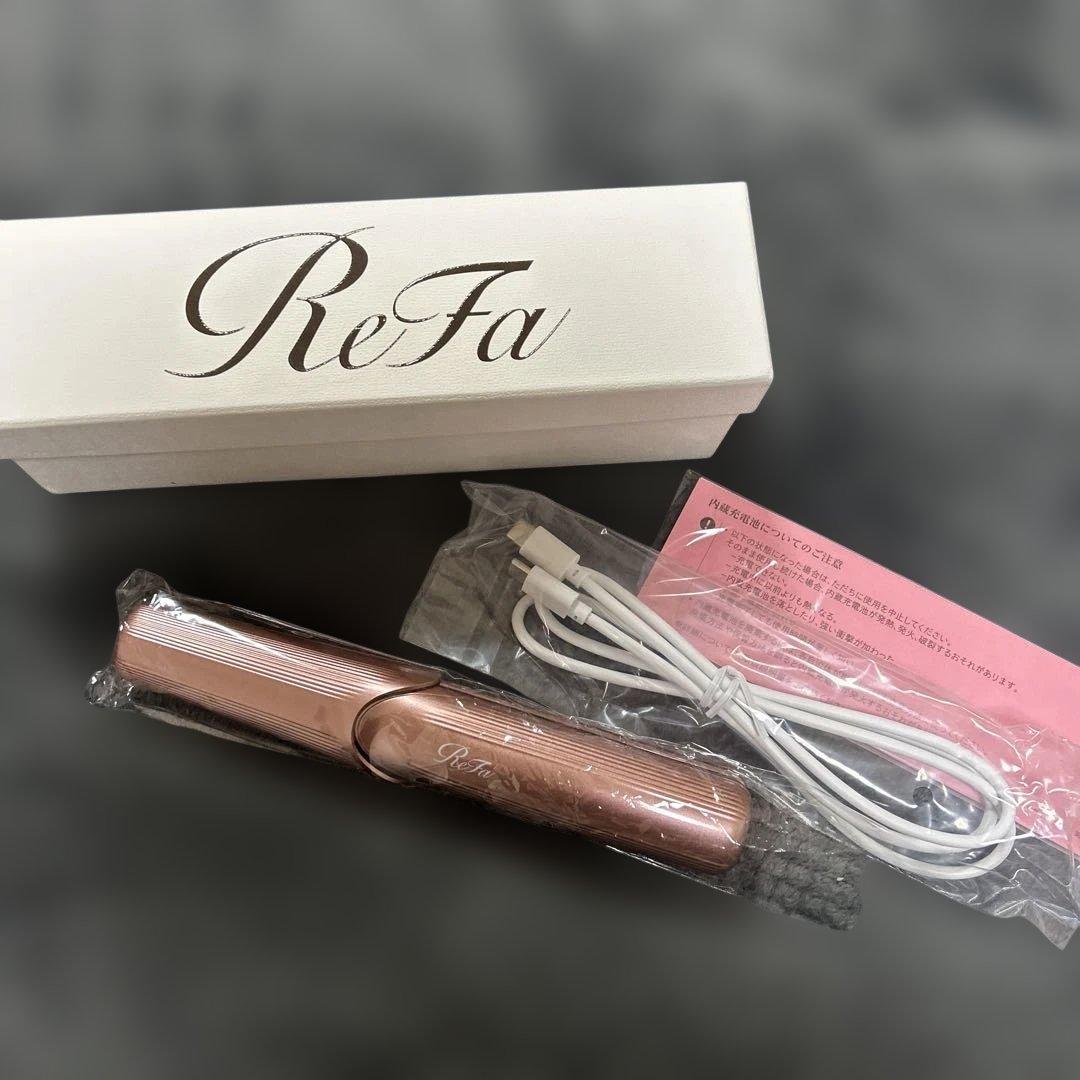 新品✨ReFa ストレートヘアアイロン ピンク 持ち運びアイロンコンパクト
