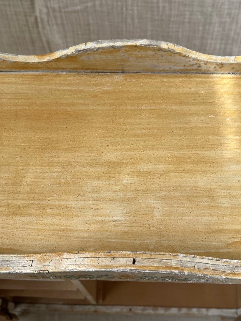 アンティークビスクドールドールワードローブチェスト木製小家具小物収納