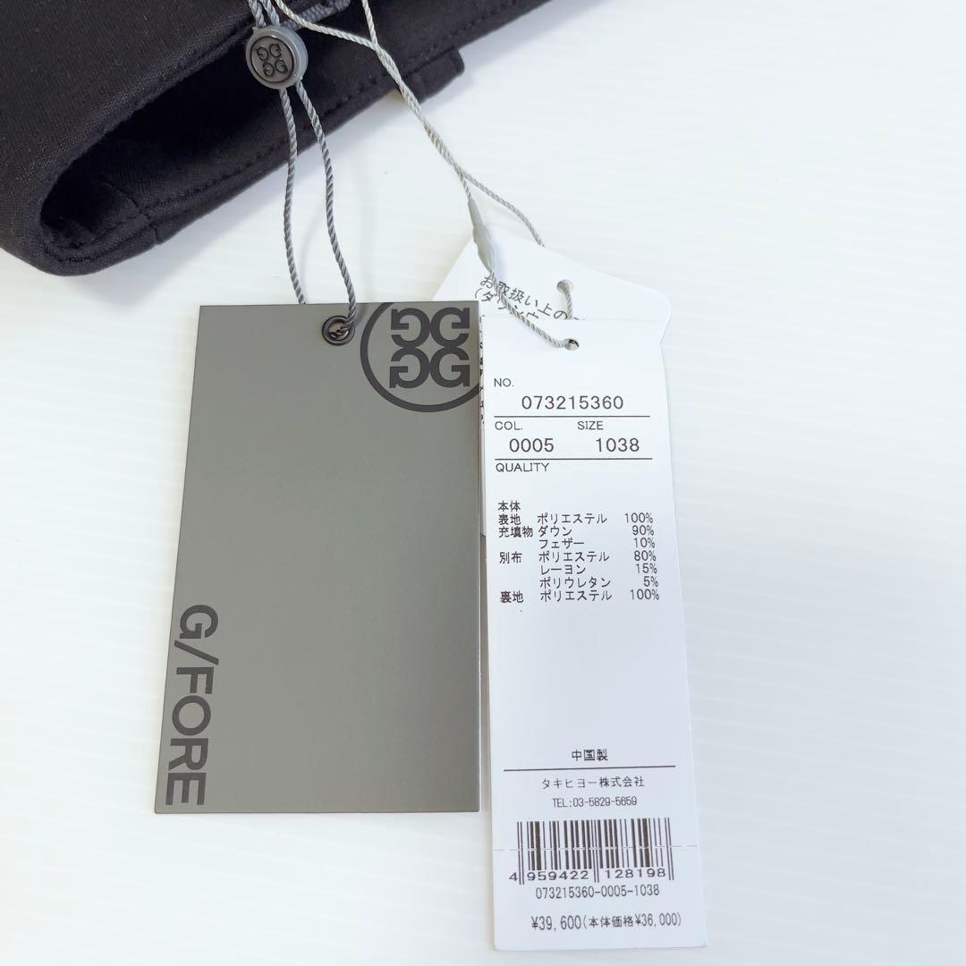 【新品タグ付き】G/FORE ジーフォア　ダウンスカート　ブラック