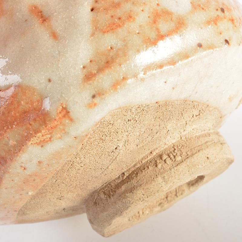 茶道具　志野焼　人間国宝　加藤孝造作　茶碗　共布共箱　M　R6892