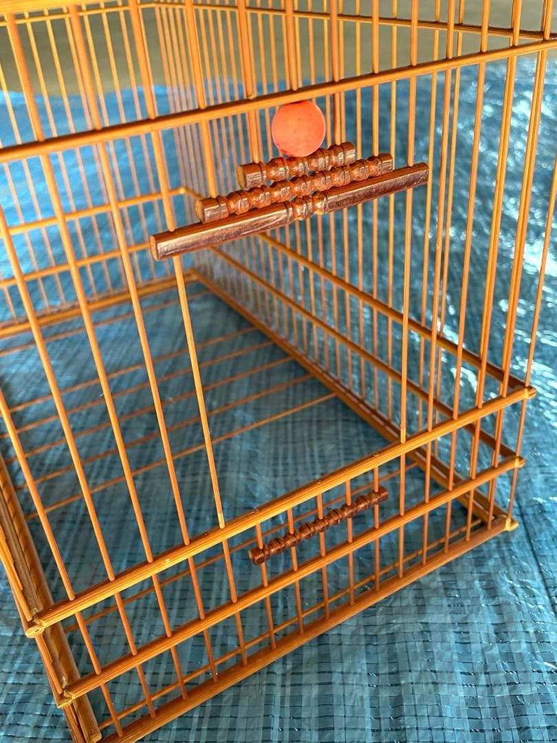 #7 鳥かご　寝箱　手作り　昭和　レトロ　セット　未使用