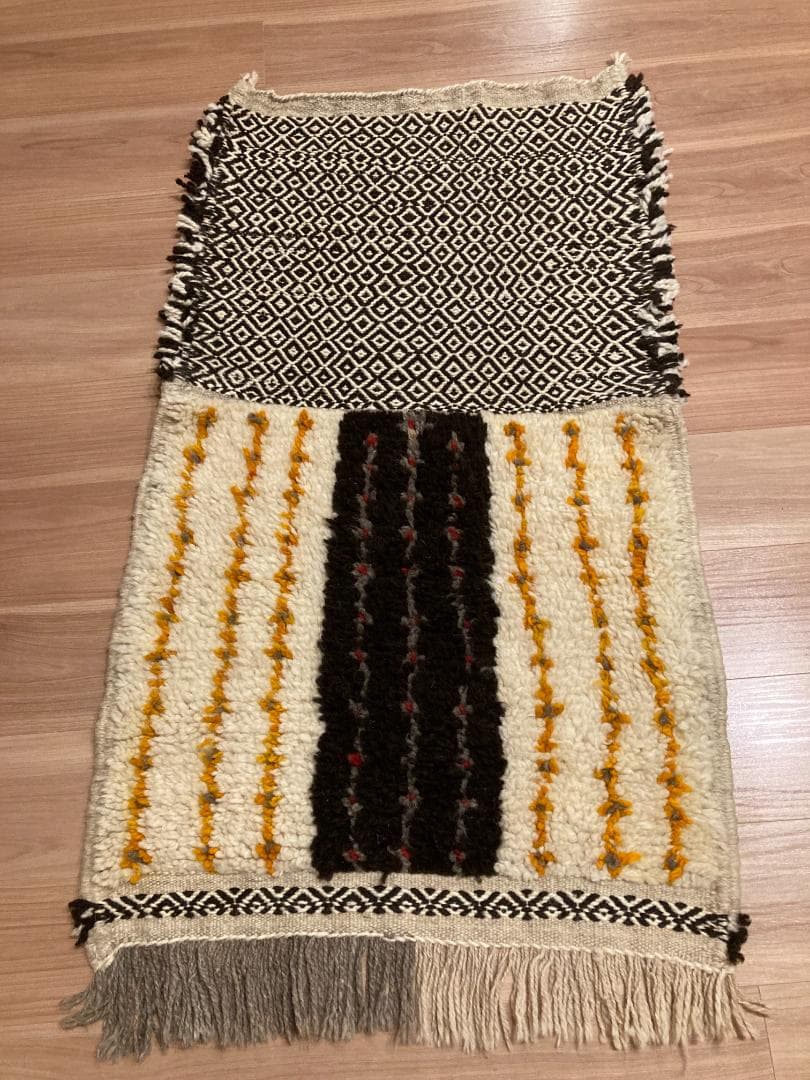 モロッコ ザナフィ RUG 約120×65m ミックスザナフィラグ