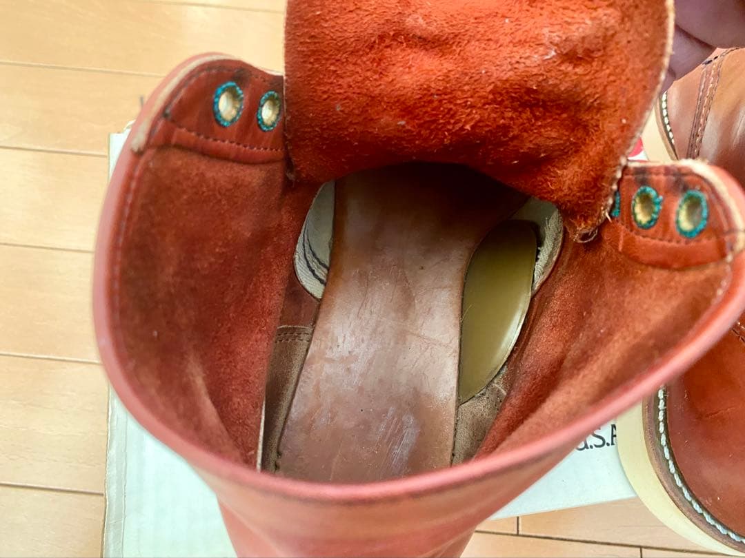 貴重 1996 Red Wing 8166 半円犬タグ 8D 箱付