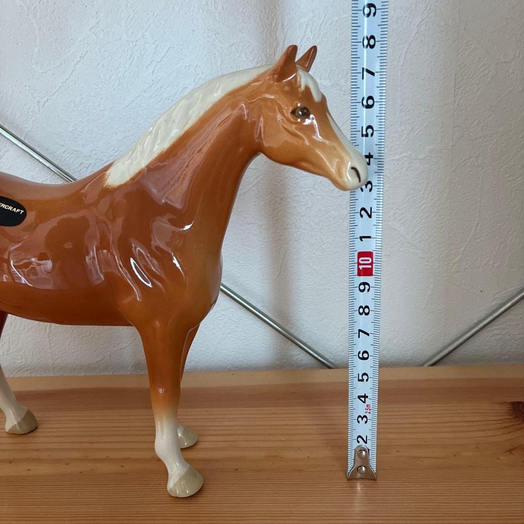 COOPERCRAFT イングランド　陶器　置物　オブジェ　馬　動物