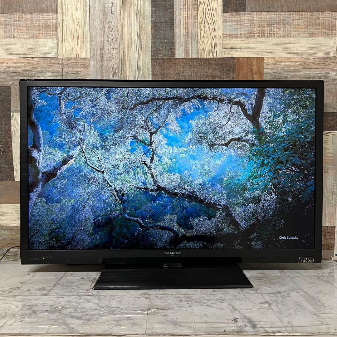 即日受渡❣️全国送料込シャープ AQUOS40型液晶テレビ外付HDD対応取説付