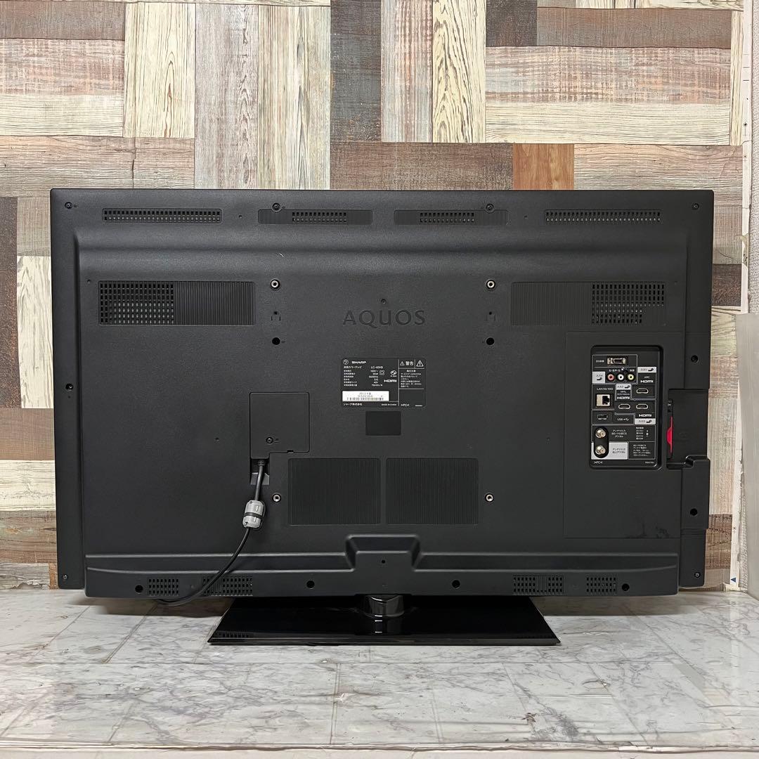 即日受渡❣️全国送料込シャープ AQUOS40型液晶テレビ外付HDD対応取説付