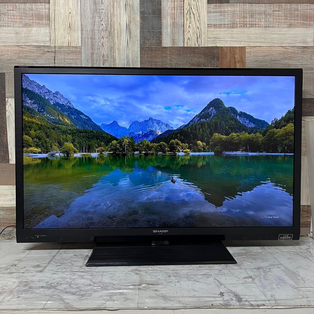 即日受渡❣️全国送料込シャープ AQUOS40型液晶テレビ外付HDD対応取説付