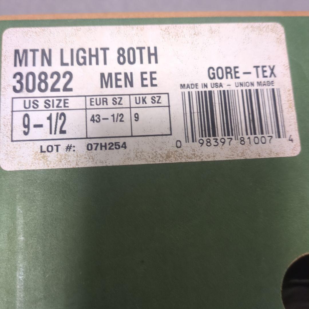 （希少品）Danner 80周年記念マウンテンライト レザー ワークブーツ