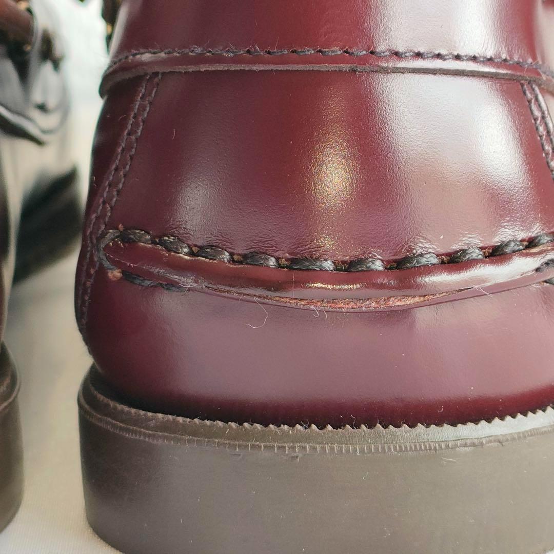 パラブーツ/BARTH/デッキシューズ/マリンシューズ/ボルドー/26.5cm