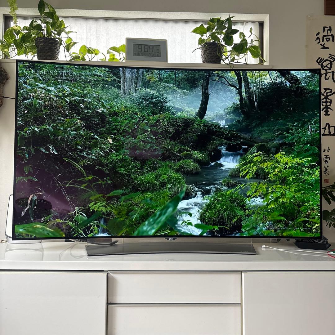 karin 4K 有機テレビ　65型　カーブ希少です