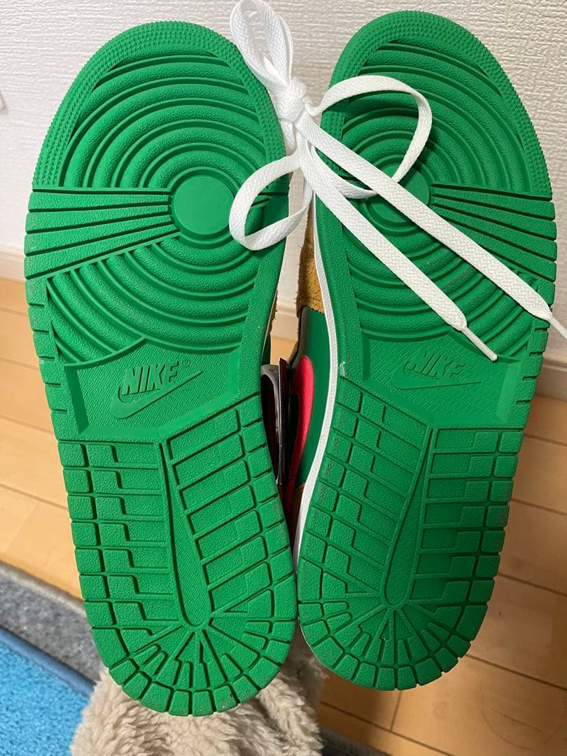 シューズ(男性用) NikeAirJordan1Mid Wheat&Water Melon 28cm