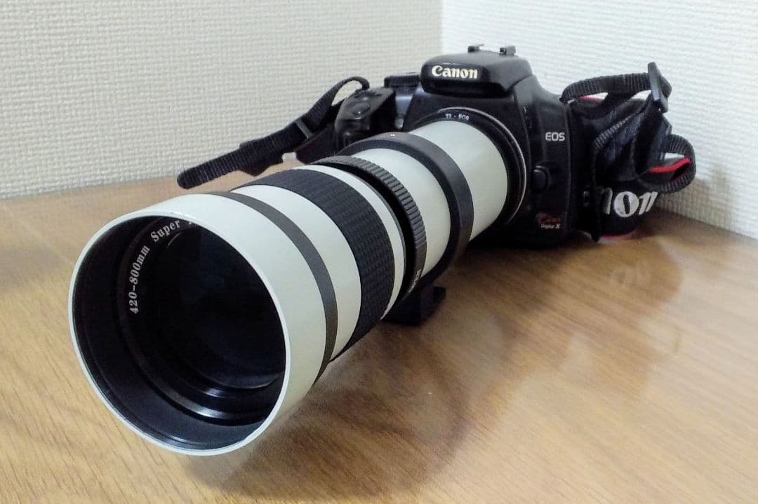 ま*や様 Canon EOS デジタル一眼レフカメラ 800mmレンズ付き