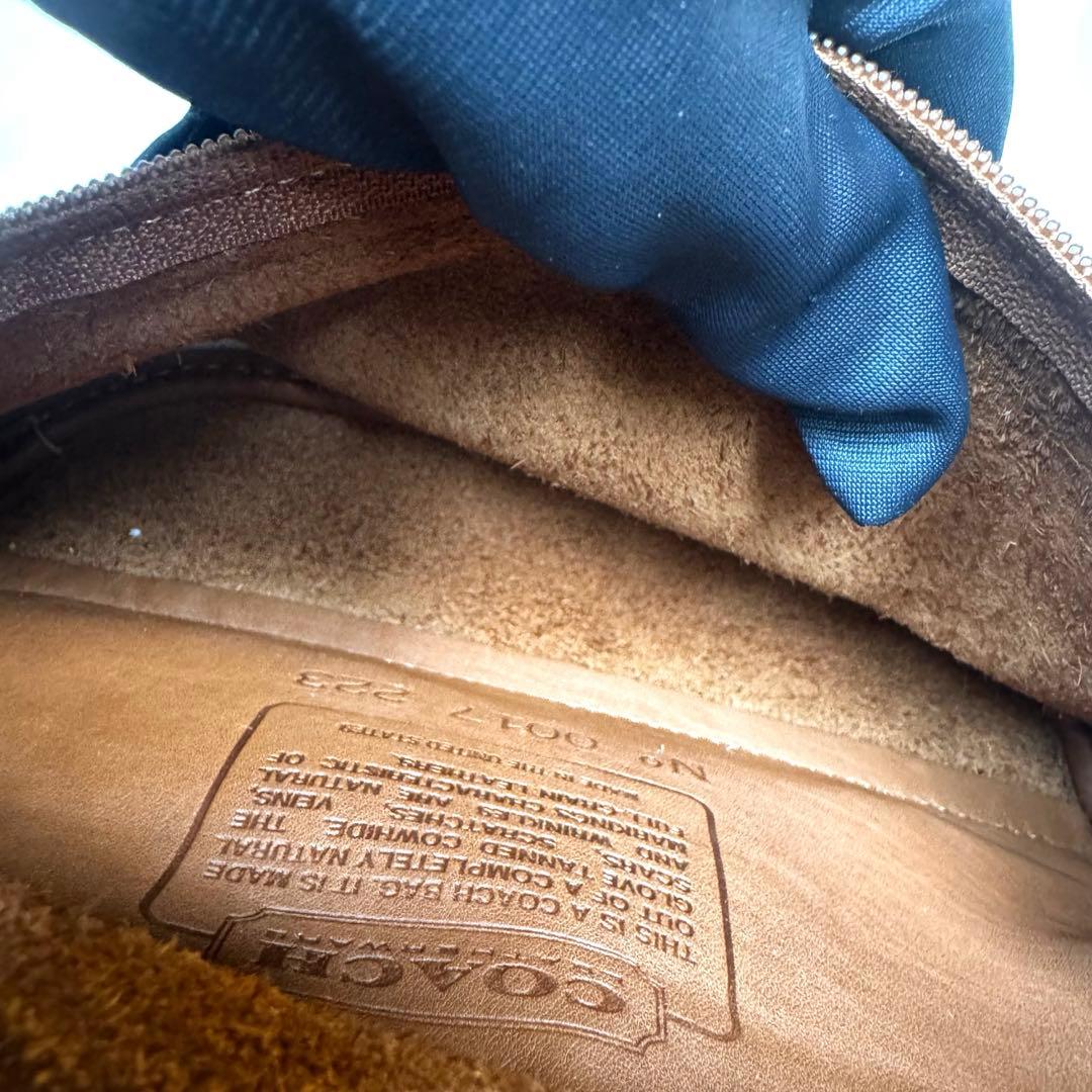 ✨希少・美品✨オールドコーチ ウエストポーチ ショルダーバッグ 茶