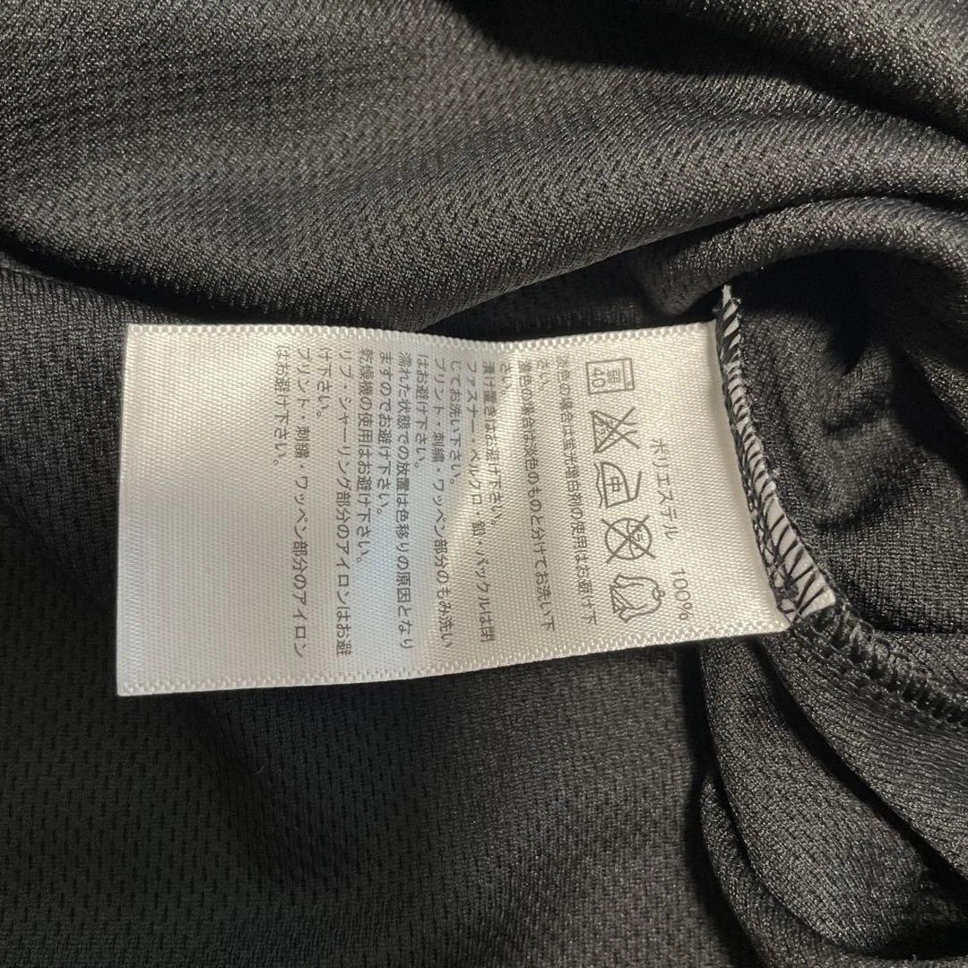 極美品 Adidas ラグビー ALL BLACKS 総黒 DRY Tシャツ
