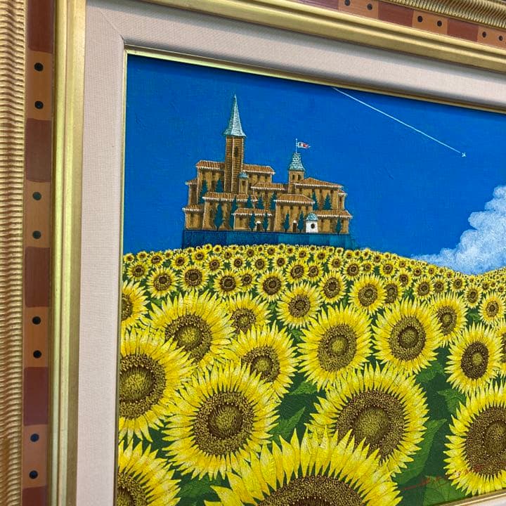 「夏の訪れ」6号テンペラ画