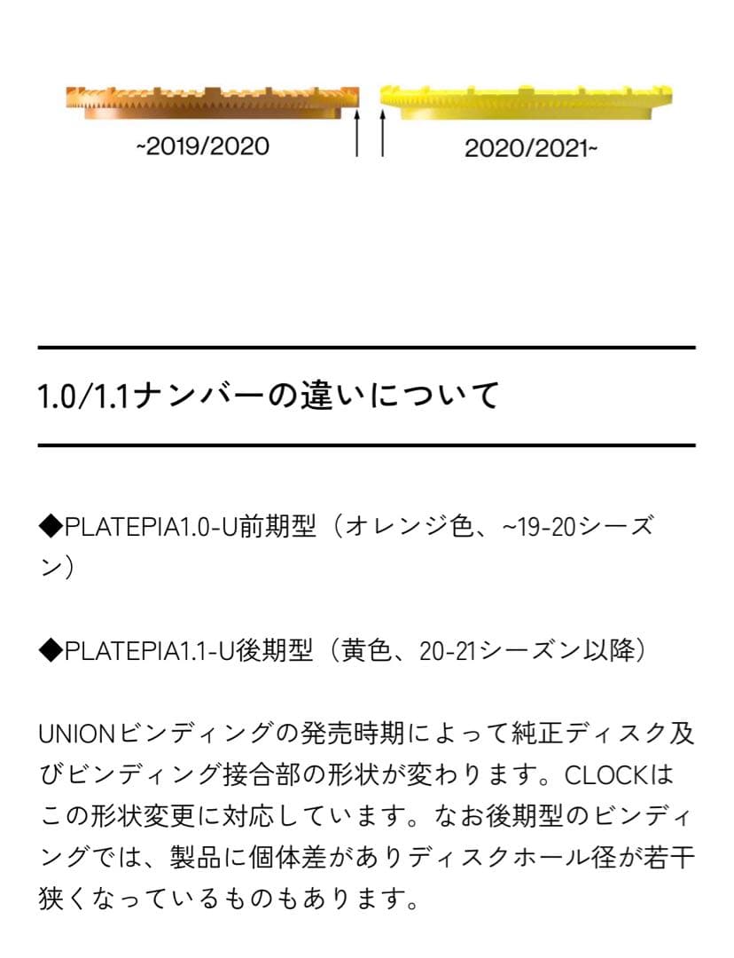 プレートピア（DRAKE、UNIONのクロック 付属）