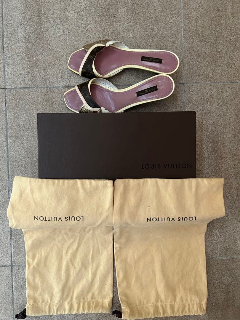 Louis Vuitton ルイ・ヴィトン　ミュール　　 ブラウン/ベージュ