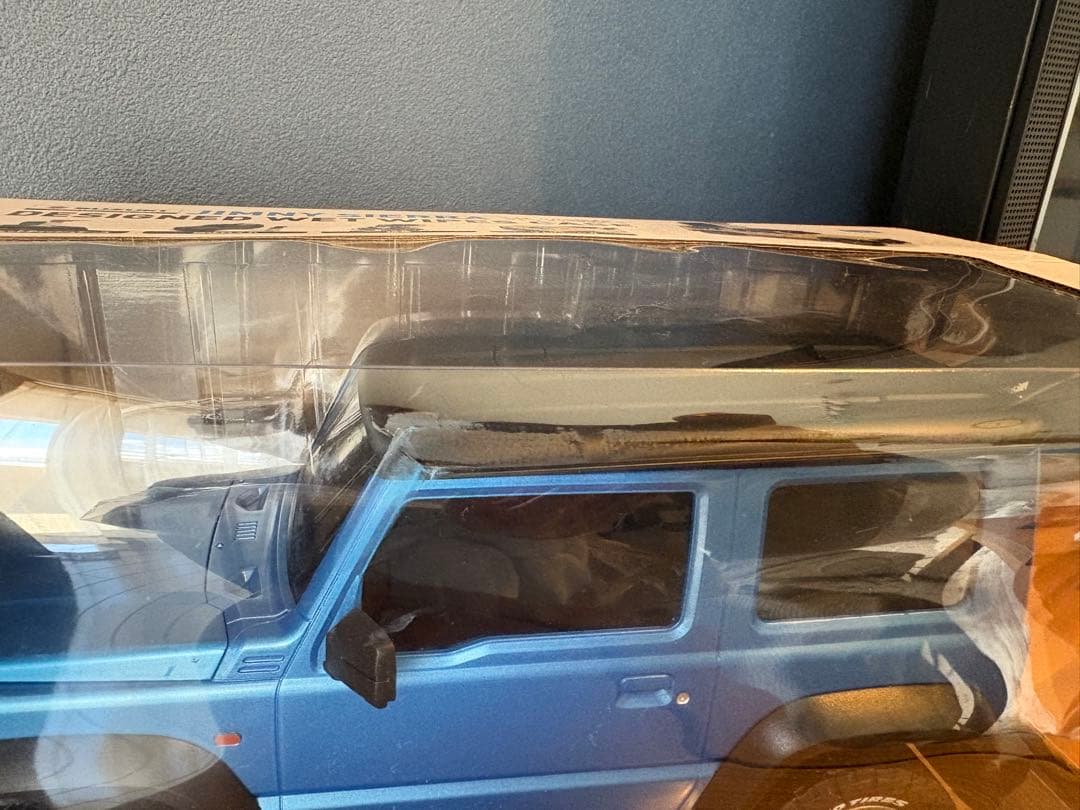 【限定品新品】ジムニー シエラ型ティッシュケース ブルーメタリック トート付