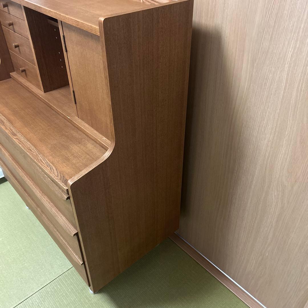 北欧風　ノルディック　ライティングビューロー　机　デスク　パソコンデスク　木製